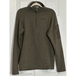 Men's Avalanche 1/4 Zip Thermal Layer Sweater Medium Fleece Long Sleeve Pullover